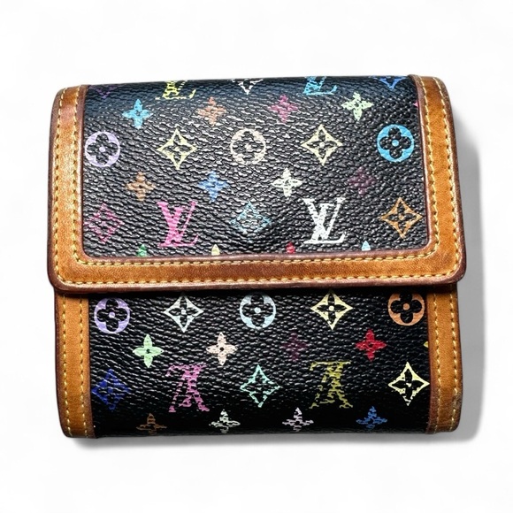Louis Vuitton Murakami Elise Wallet — Iconic Multicolor Monogram - Picture 2 of 12